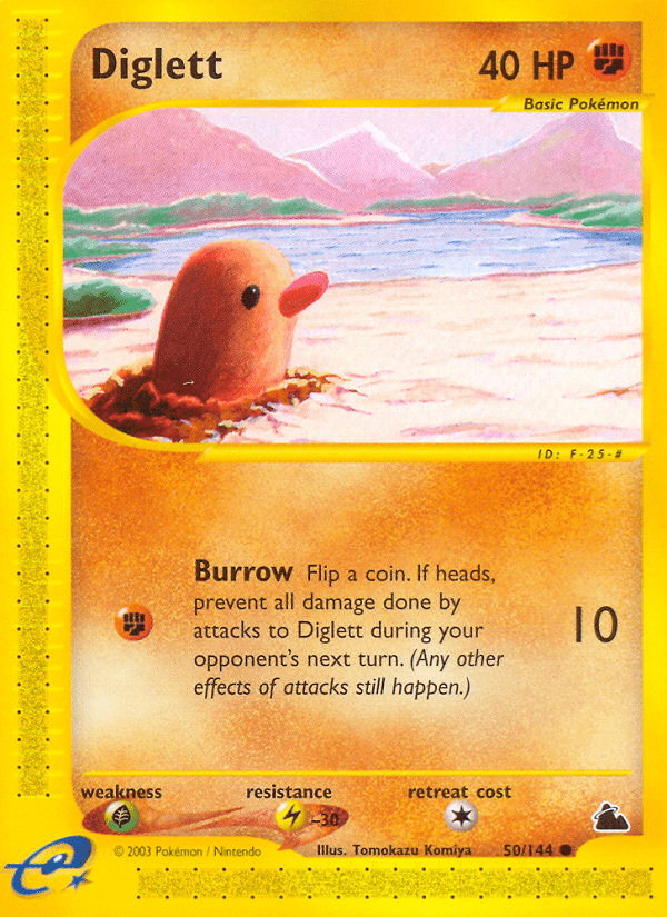 Diglett (50/144) [Skyridge] Pokemon Single Pokémon  | Multizone: Comics And Games