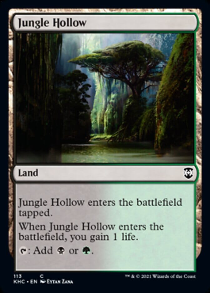 Jungle Hollow [Kaldheim Commander] MTG Single Magic: The Gathering  | Multizone: Comics And Games