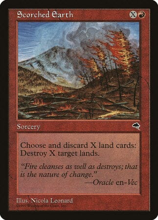 Scorched Earth [Tempest] MTG Single Magic: The Gathering  | Multizone: Comics And Games