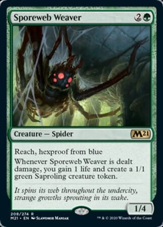 Sporeweb Weaver [Core Set 2021] MTG Single Magic: The Gathering  | Multizone: Comics And Games