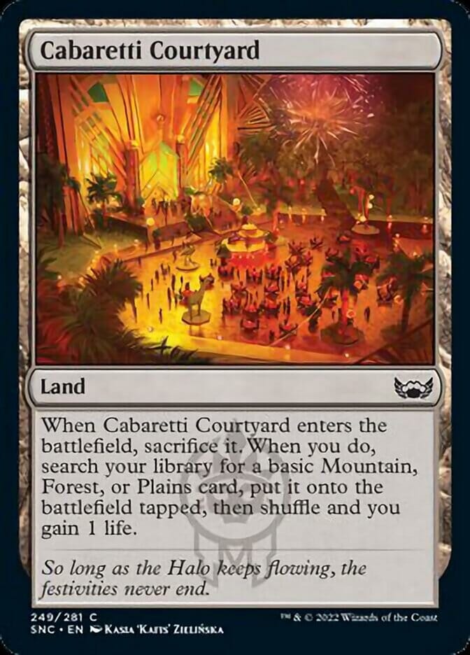 Cabaretti Courtyard [Streets of New Capenna] MTG Single Magic: The Gathering  | Multizone: Comics And Games