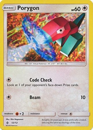 Porygon (12/12) [McDonald's Promos: 2018 Collection] Pokemon Single Pokémon  | Multizone: Comics And Games