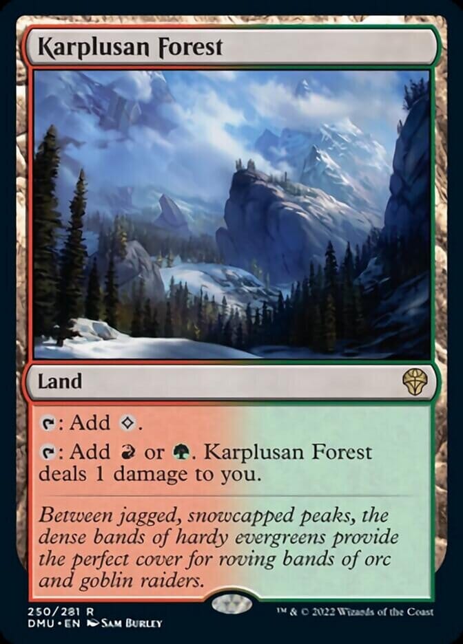 Karplusan Forest [Dominaria United] MTG Single Magic: The Gathering  | Multizone: Comics And Games