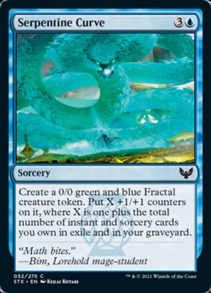 Serpentine Curve [Strixhaven: School of Mages] MTG Single Magic: The Gathering  | Multizone: Comics And Games