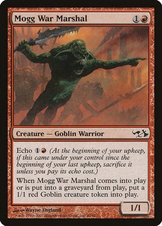 Mogg War Marshal [Duel Decks: Elves vs. Goblins] MTG Single Magic: The Gathering  | Multizone: Comics And Games