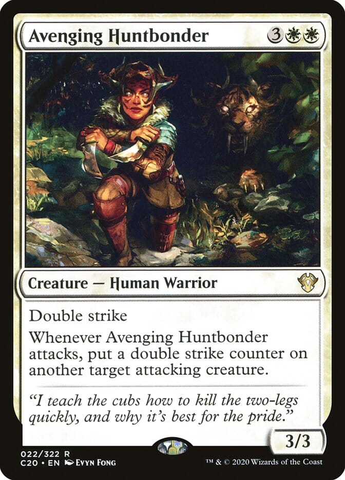 Avenging Huntbonder [Commander 2020] MTG Single Magic: The Gathering  | Multizone: Comics And Games