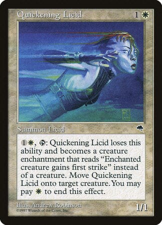 Quickening Licid [Tempest] MTG Single Magic: The Gathering  | Multizone: Comics And Games