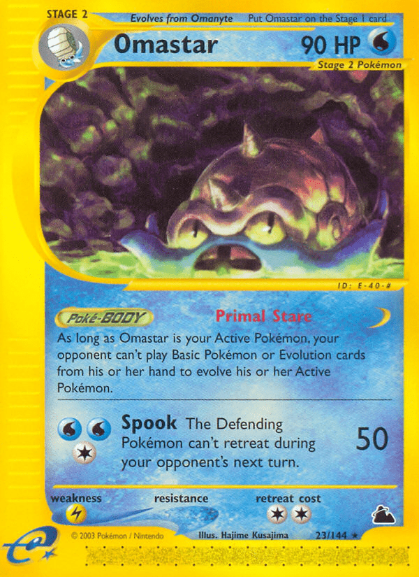 Omastar (23/144) [Skyridge] Pokemon Single Pokémon  | Multizone: Comics And Games