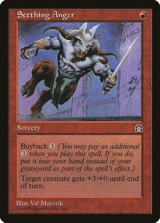 Seething Anger [Stronghold] MTG Single Magic: The Gathering  | Multizone: Comics And Games