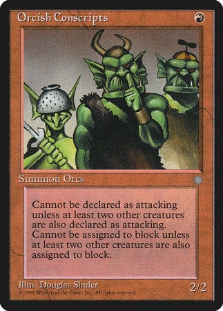 Orcish Conscripts [Ice Age] MTG Single Magic: The Gathering  | Multizone: Comics And Games