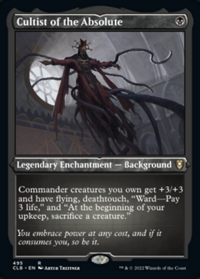 Cultist of the Absolute (Foil Etched) [Commander Legends: Battle for Baldur's Gate] MTG Single Magic: The Gathering  | Multizone: Comics And Games