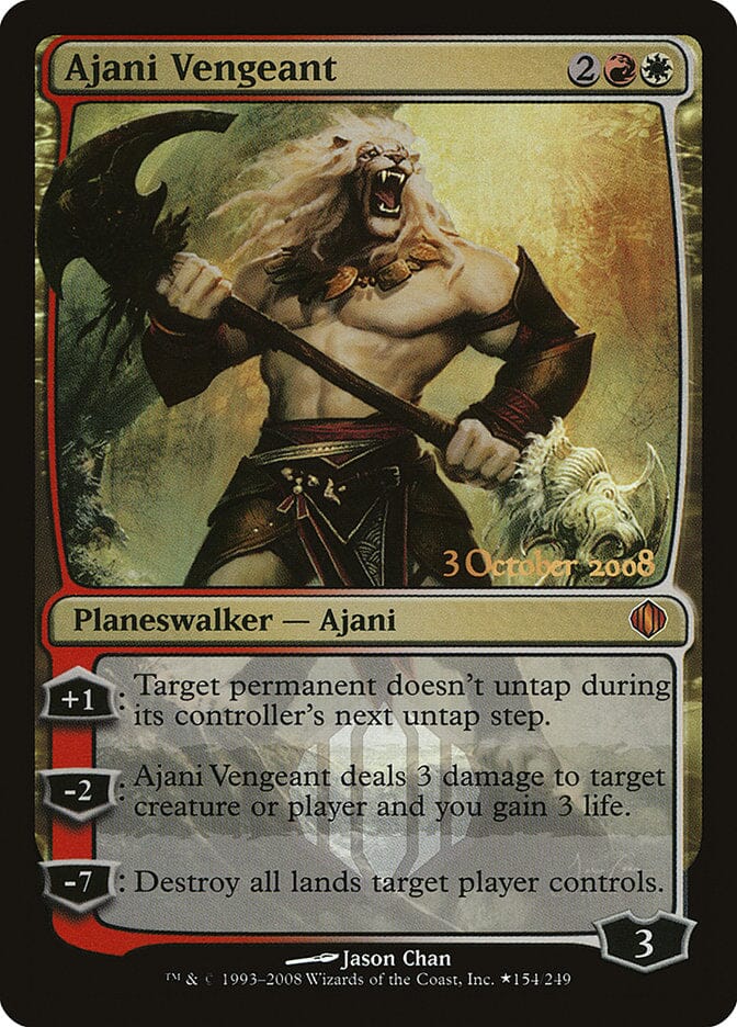 Ajani Vengeant [Shards of Alara Promos] MTG Single Magic: The Gathering  | Multizone: Comics And Games