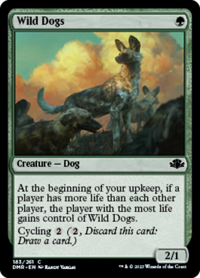 Wild Dogs [Dominaria Remastered] MTG Single Magic: The Gathering  | Multizone: Comics And Games