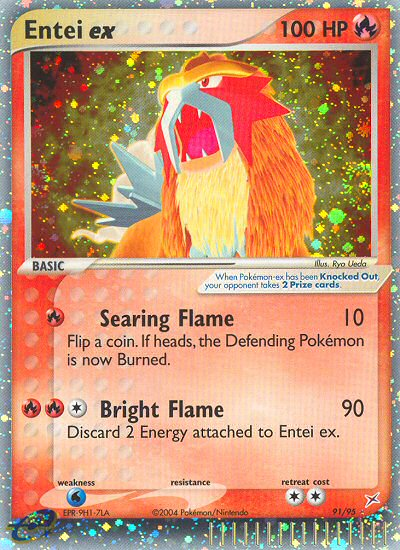 Entei ex (91/95) [EX: Team Magma vs Team Aqua] Pokemon Single Pokémon  | Multizone: Comics And Games
