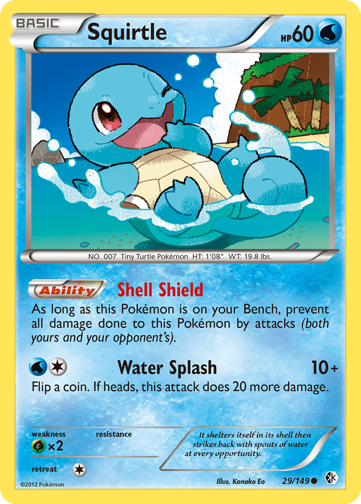 Squirtle (29/149) [Black & White: Boundaries Crossed] Pokemon Single Pokémon  | Multizone: Comics And Games
