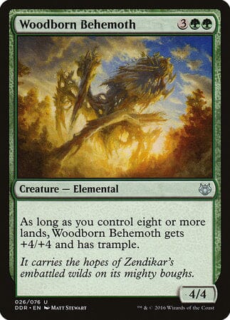Woodborn Behemoth [Duel Decks: Nissa vs. Ob Nixilis] MTG Single Magic: The Gathering  | Multizone: Comics And Games