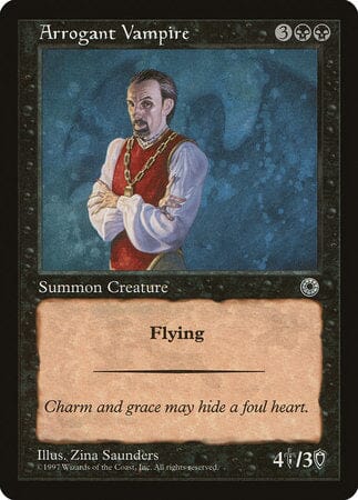 Arrogant Vampire [Portal] MTG Single Magic: The Gathering  | Multizone: Comics And Games