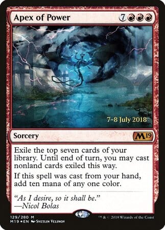 Apex of Power [Core Set 2019 Promos] MTG Single Magic: The Gathering  | Multizone: Comics And Games