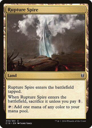 Rupture Spire [Commander 2016] MTG Single Magic: The Gathering  | Multizone: Comics And Games