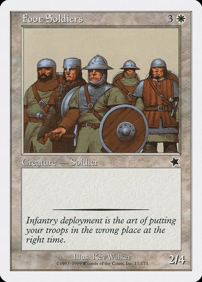 Foot Soldiers [Starter 1999] MTG Single Magic: The Gathering  | Multizone: Comics And Games