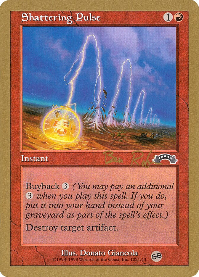 Shattering Pulse (Ben Rubin) (SB) [World Championship Decks 1998] MTG Single Magic: The Gathering  | Multizone: Comics And Games