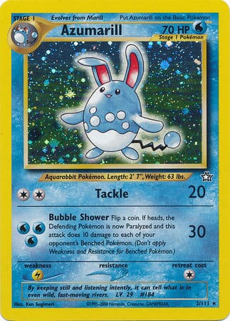 Azumarill (2/111) [Neo Genesis Unlimited] Pokemon Single Pokémon  | Multizone: Comics And Games