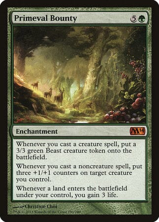 Primeval Bounty [Magic 2014] MTG Single Magic: The Gathering  | Multizone: Comics And Games