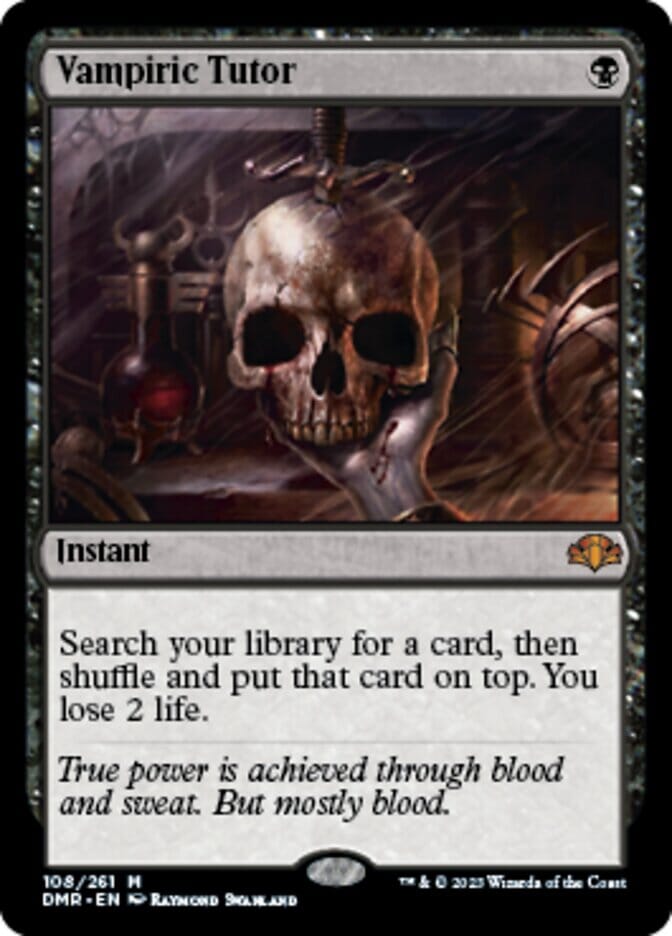 Vampiric Tutor [Dominaria Remastered] MTG Single Magic: The Gathering  | Multizone: Comics And Games
