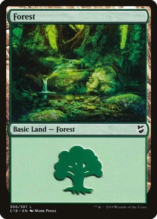 Forest (306) [Commander 2018] MTG Single Magic: The Gathering  | Multizone: Comics And Games