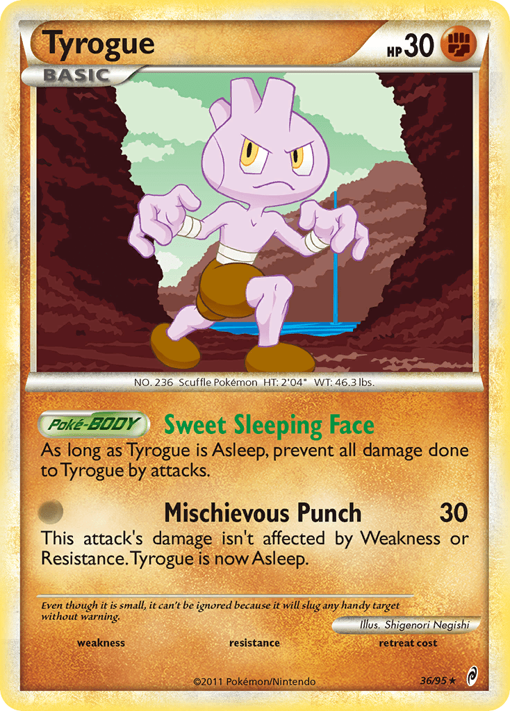Tyrogue (36/95) [HeartGold & SoulSilver: Call of Legends] Pokemon Single Pokémon  | Multizone: Comics And Games