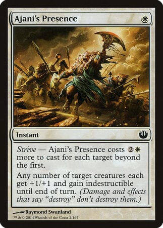 Ajani's Presence [Journey into Nyx] MTG Single Magic: The Gathering  | Multizone: Comics And Games
