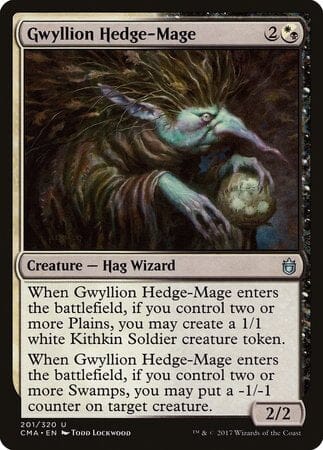 Gwyllion Hedge-Mage [Commander Anthology] MTG Single Magic: The Gathering  | Multizone: Comics And Games