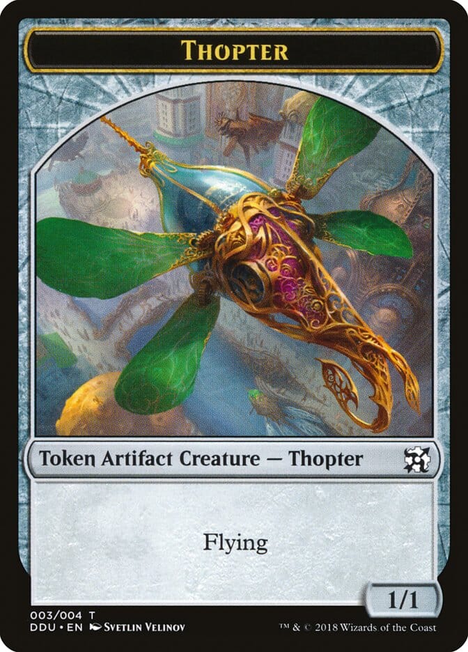 Thopter (003/004) [Duel Decks: Elves vs. Inventors Tokens] MTG Single Magic: The Gathering  | Multizone: Comics And Games