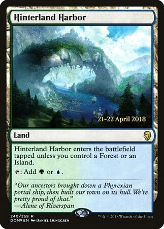 Hinterland Harbor [Dominaria Promos] MTG Single Magic: The Gathering  | Multizone: Comics And Games