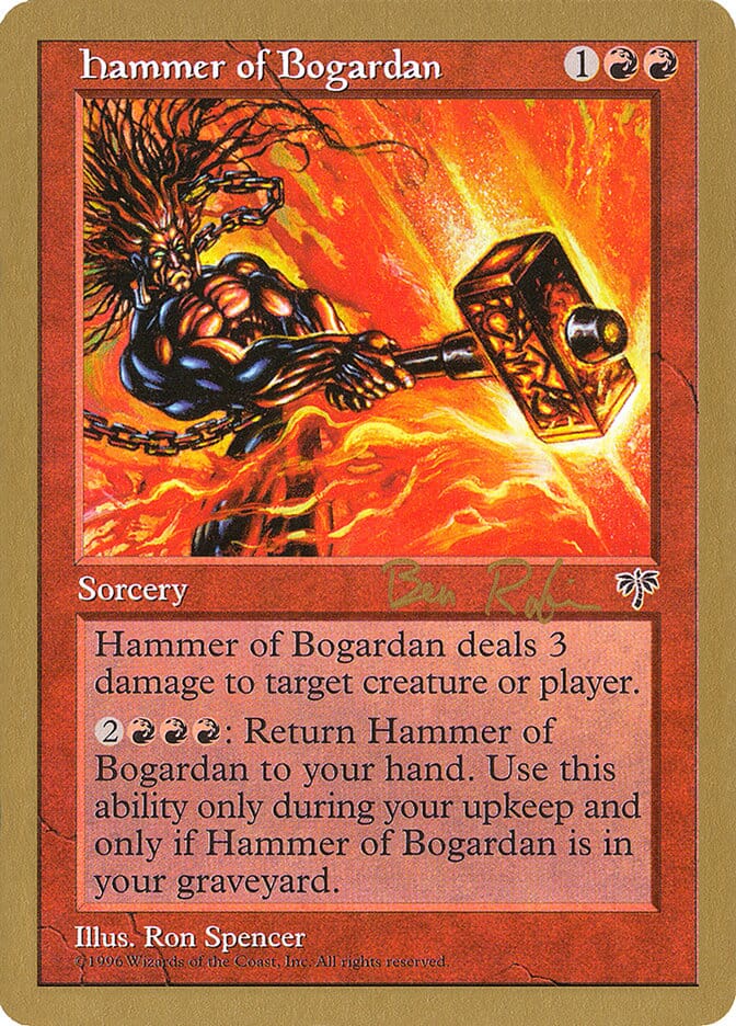 Hammer of Bogardan (Ben Rubin) [World Championship Decks 1998] MTG Single Magic: The Gathering  | Multizone: Comics And Games