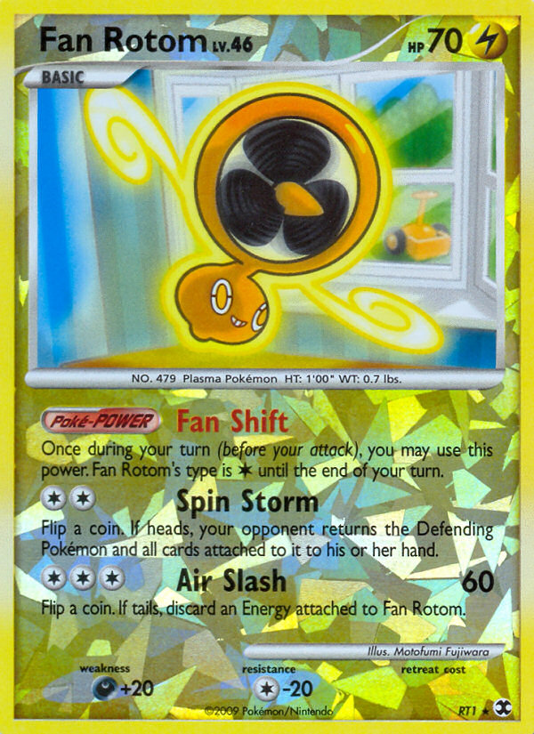 Fan Rotom (RT1) [Platinum: Rising Rivals] Pokemon Single Pokémon  | Multizone: Comics And Games