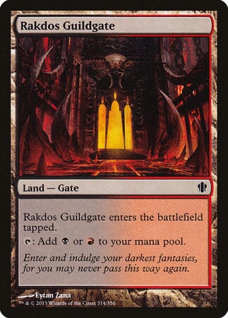 Rakdos Guildgate [Commander 2013] MTG Single Magic: The Gathering  | Multizone: Comics And Games
