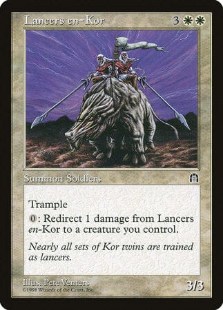 Lancers en-Kor [Stronghold] MTG Single Magic: The Gathering  | Multizone: Comics And Games