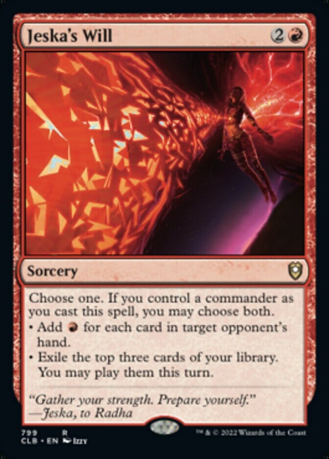 Jeska's Will [Commander Legends: Battle for Baldur's Gate] MTG Single Magic: The Gathering  | Multizone: Comics And Games