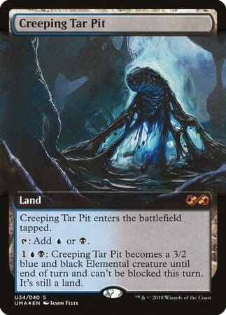 Creeping Tar Pit [Ultimate Box Topper] MTG Single Magic: The Gathering  | Multizone: Comics And Games