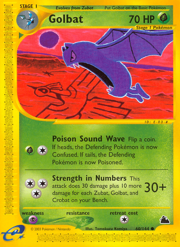 Golbat (60/144) [Skyridge] Pokemon Single Pokémon  | Multizone: Comics And Games