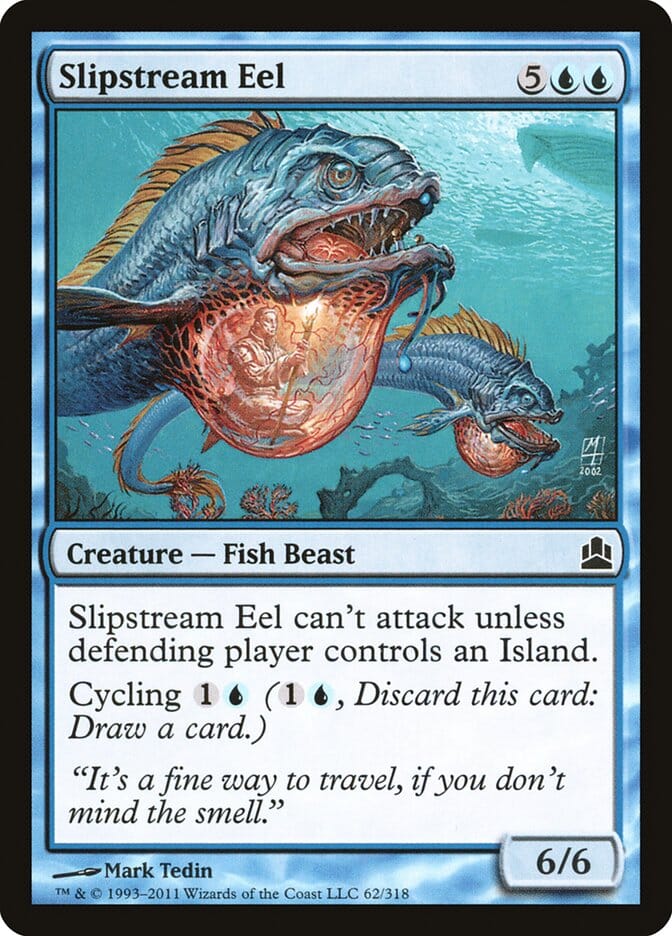 Slipstream Eel [Commander 2011] MTG Single Magic: The Gathering  | Multizone: Comics And Games