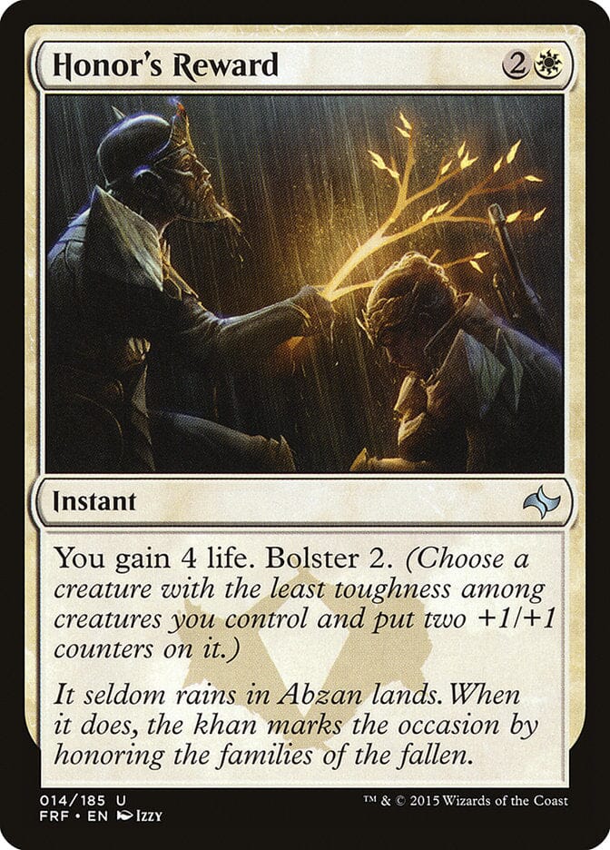 Honor's Reward [Fate Reforged] MTG Single Magic: The Gathering  | Multizone: Comics And Games