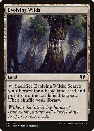 Evolving Wilds [Commander 2015] MTG Single Magic: The Gathering  | Multizone: Comics And Games