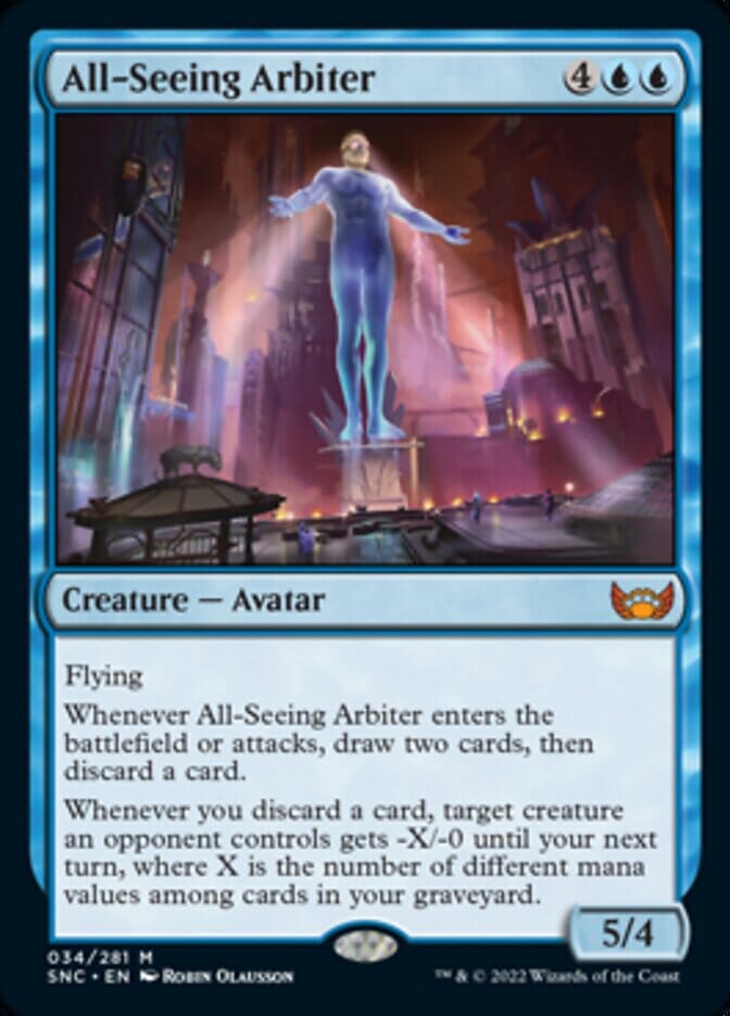 All-Seeing Arbiter [Streets of New Capenna] MTG Single Magic: The Gathering  | Multizone: Comics And Games