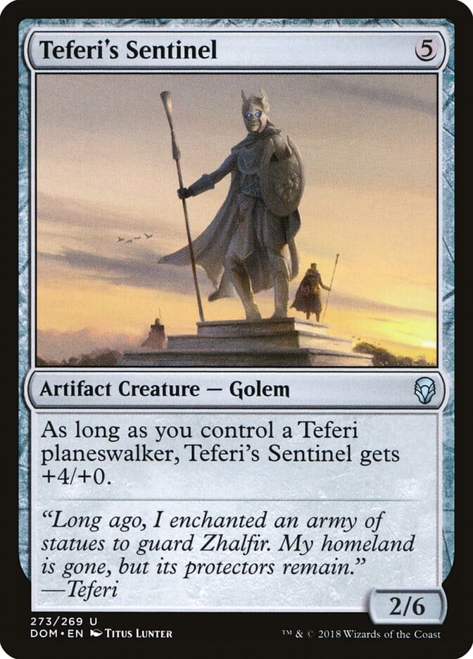 Teferi's Sentinel [Dominaria] MTG Single Magic: The Gathering  | Multizone: Comics And Games