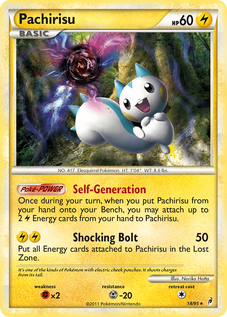 Pachirisu (18/95) [HeartGold & SoulSilver: Call of Legends] Pokemon Single Pokémon  | Multizone: Comics And Games