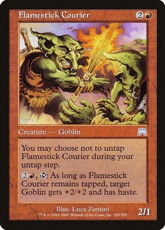 Flamestick Courier [Onslaught] MTG Single Magic: The Gathering  | Multizone: Comics And Games