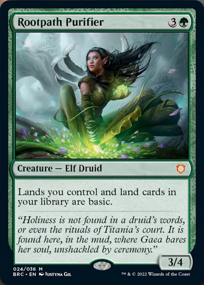 Rootpath Purifier [The Brothers' War Commander] MTG Single Magic: The Gathering  | Multizone: Comics And Games