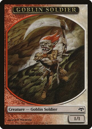 Goblin Soldier Token [Eventide Tokens] MTG Single Magic: The Gathering  | Multizone: Comics And Games